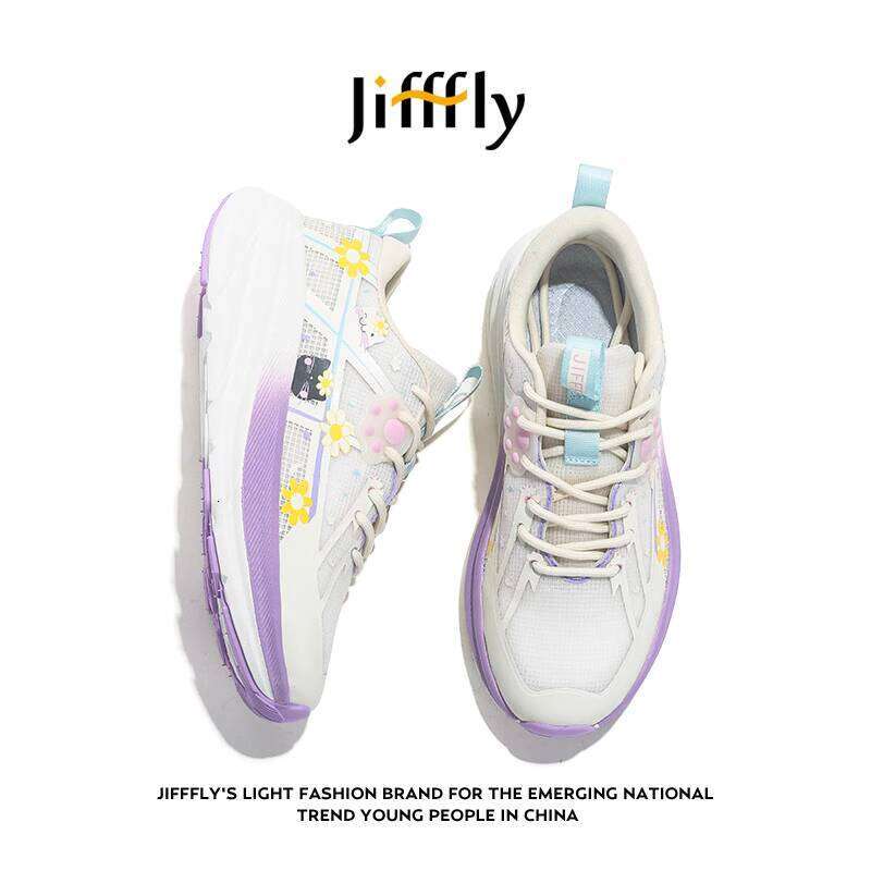 Jifffly Women's Running 2025 New Lightweight Shock Absorption Breathable Versatile Soft Sole Comfortable Sports Shoes
