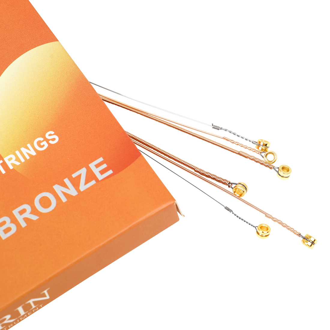 IRIN A331 Folk Guitar String Imported Hexagonal Alloy+Phosphorus Copper Coated Gold String Beads (PVD Coated) Classical guitar strings