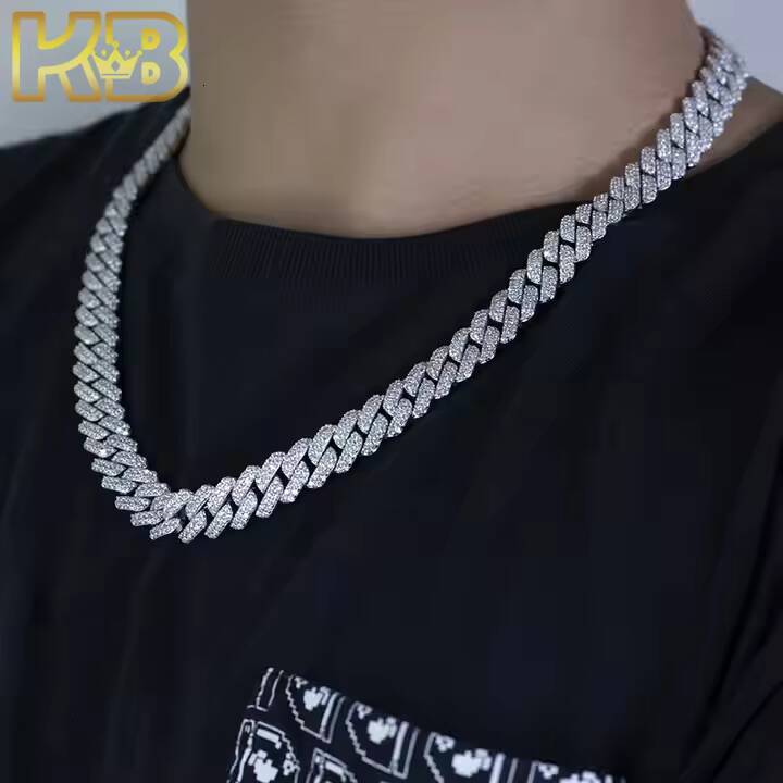 Moissanite Chain for China Manufacturer Whole Sale Available Stock Goods New Design Crystal Zirconia Moissanite Chain