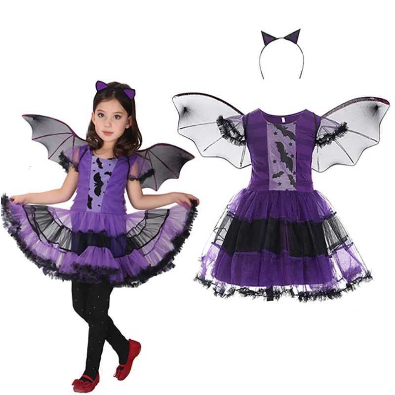 Kids Halloween Unisex Witch Cosplay Cloak + Witch Hat 2 Piece Girl Costumes Festival Performance Little Red Riding Hood Costumes Z250725