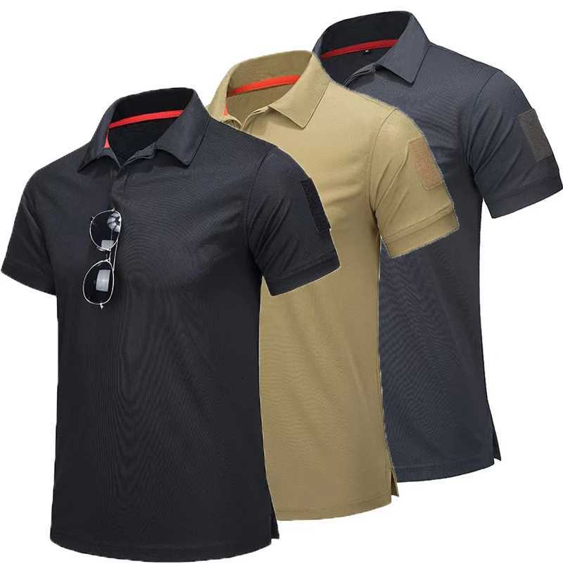 Mens Military Breathable Pullover Summer Sports Tees Quick Dry Tactical T-shirt Camping Hiking Climbing Casual Cargo Shirts Y250724