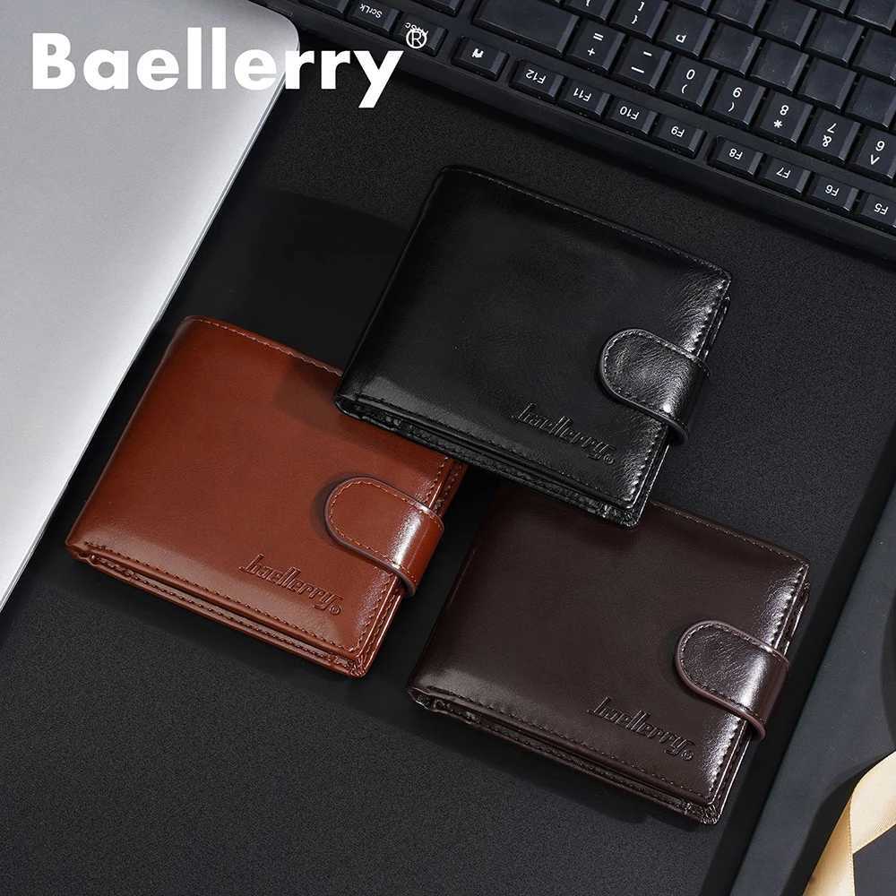 Baellerry New Short Men Wallets Zipper Coin Pocket Business Male Purses High Quality PU Card Holder Small Wallet For Men Z250725