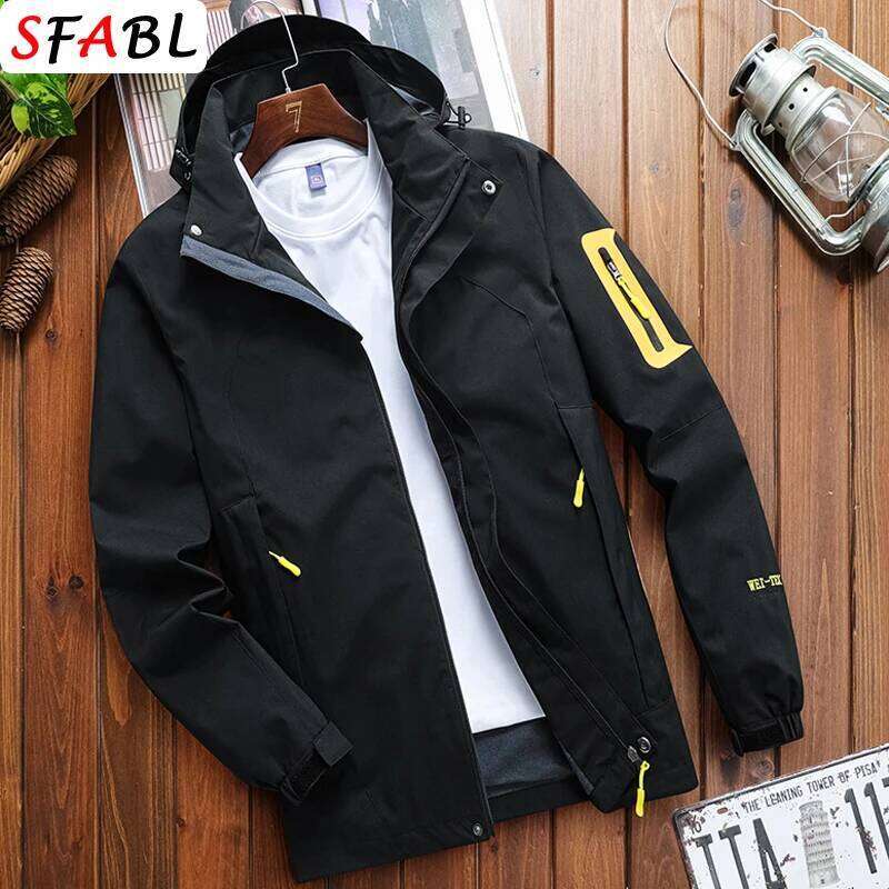 SFABL Youthful Trend Windbreaker Summer Waterproof Breathable Hooded Jacket Women Outdoor Sport Jackets Men