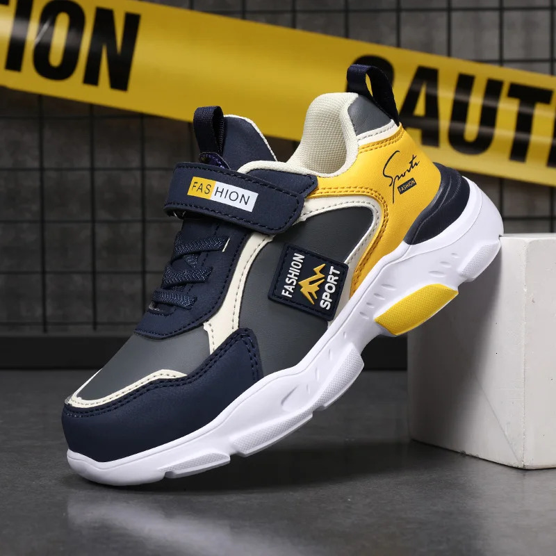 Tennis Sneakers Kids Boys Girls Sports Running Shoes Casual Board Leather Soft Sole Children Outdoor School Walking Shoes 250725