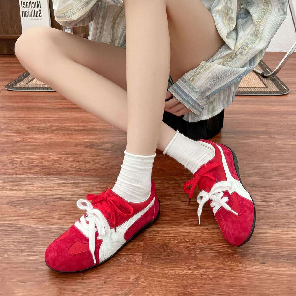 Dexun Summer Versatile Outdoor Thick-Soled Women's 2025 New College Style Casual Dad Shoes for Women