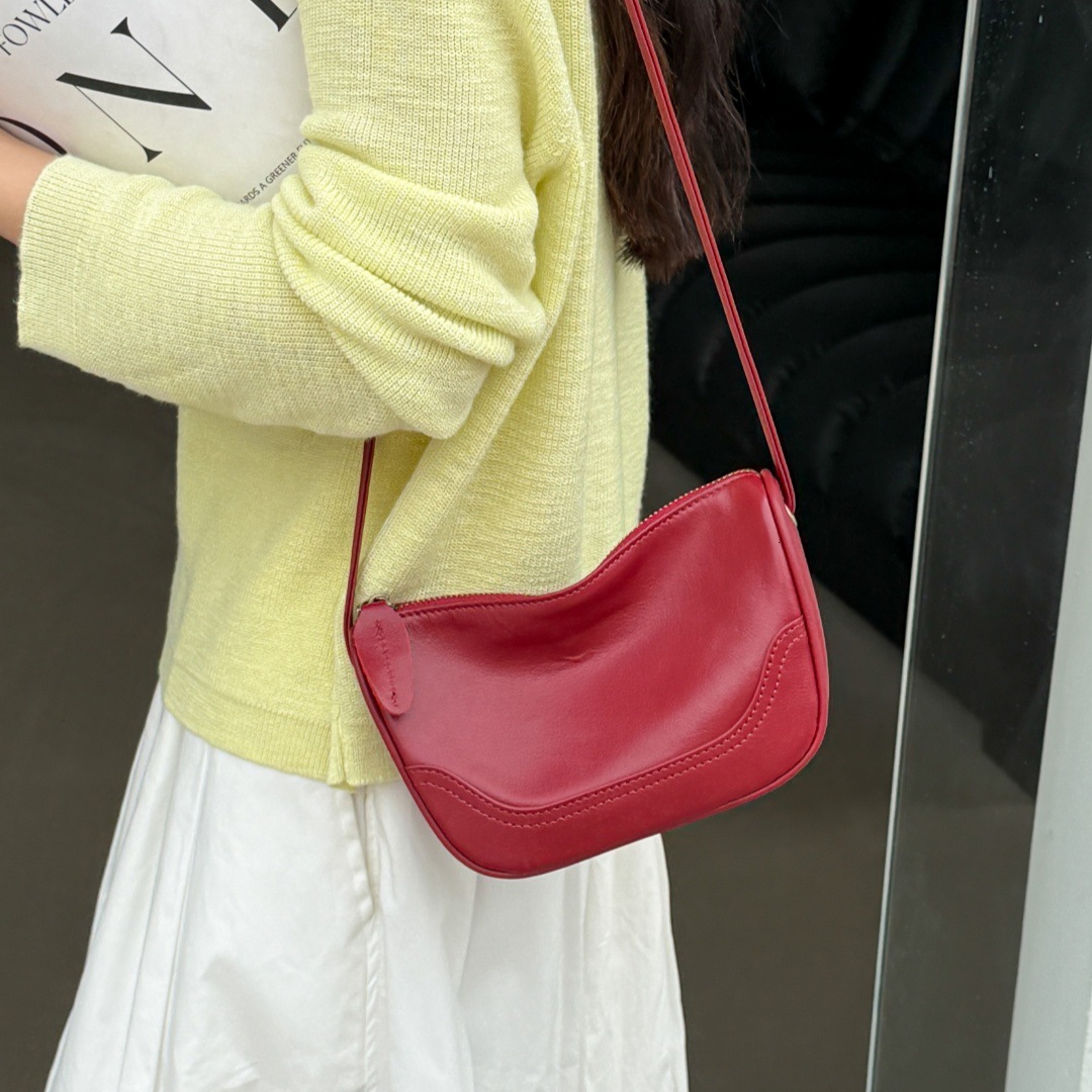 designer bag Top Layer Cowhide Saddle Bag Women Bag 2025 Niche Single Shoulder Bag Crossbody Bag Genuine Leather Phone Bag Commuter Bag Handbag