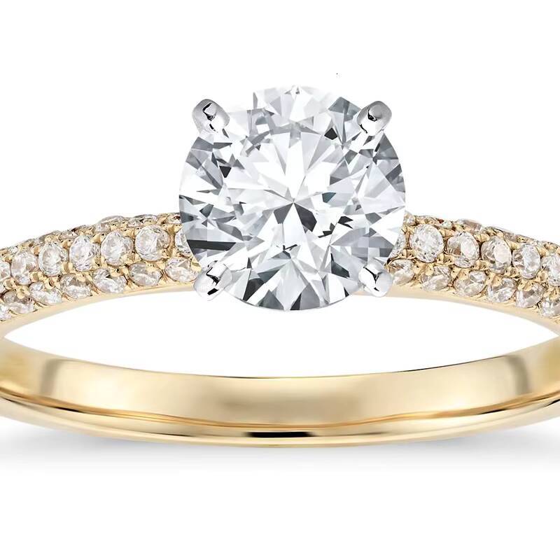 Classic DIAMOND ENGAGEMENT RING- Moissanite