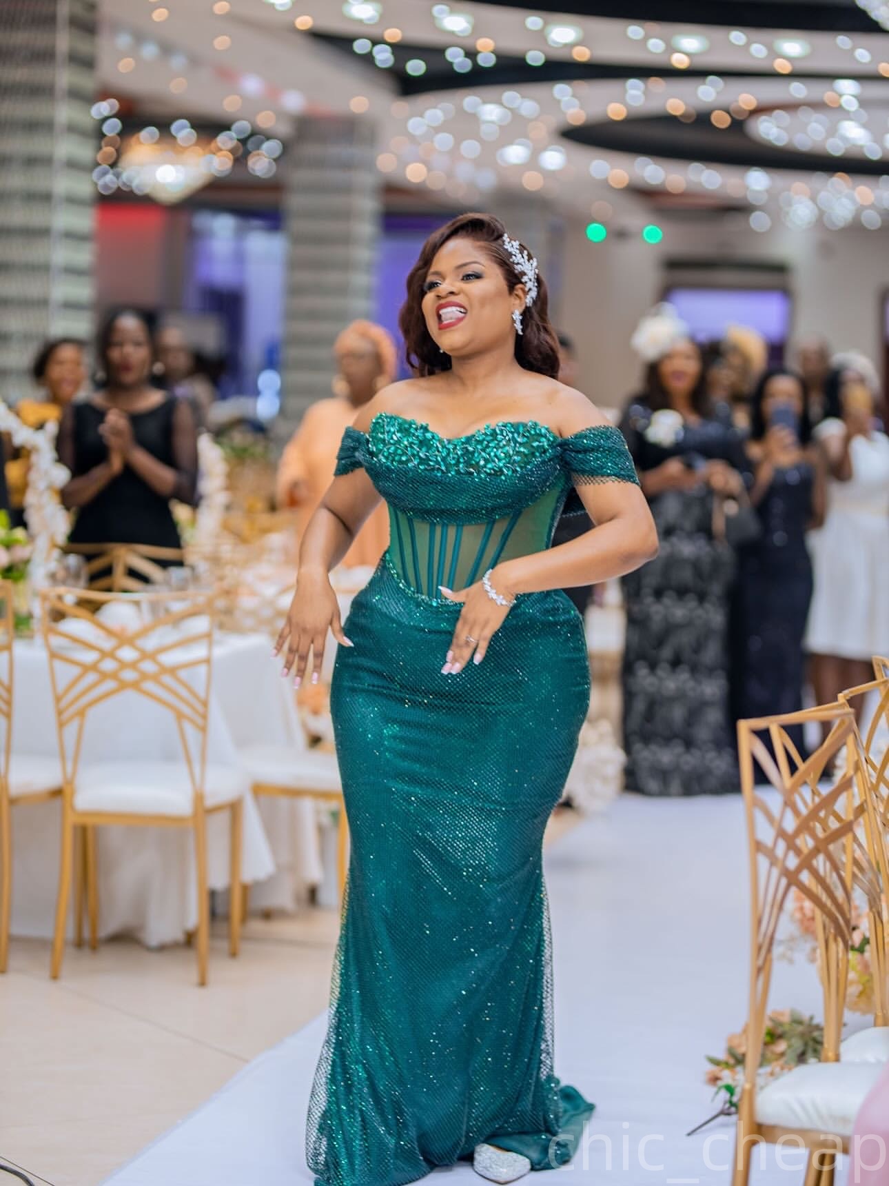 Mermaid Dark Green Prom Dresses 2025 Crystals Sequined Sweetheart Evening Formal Party Second Birthday Engagement Gowns Plus Size Dress For Special Oc