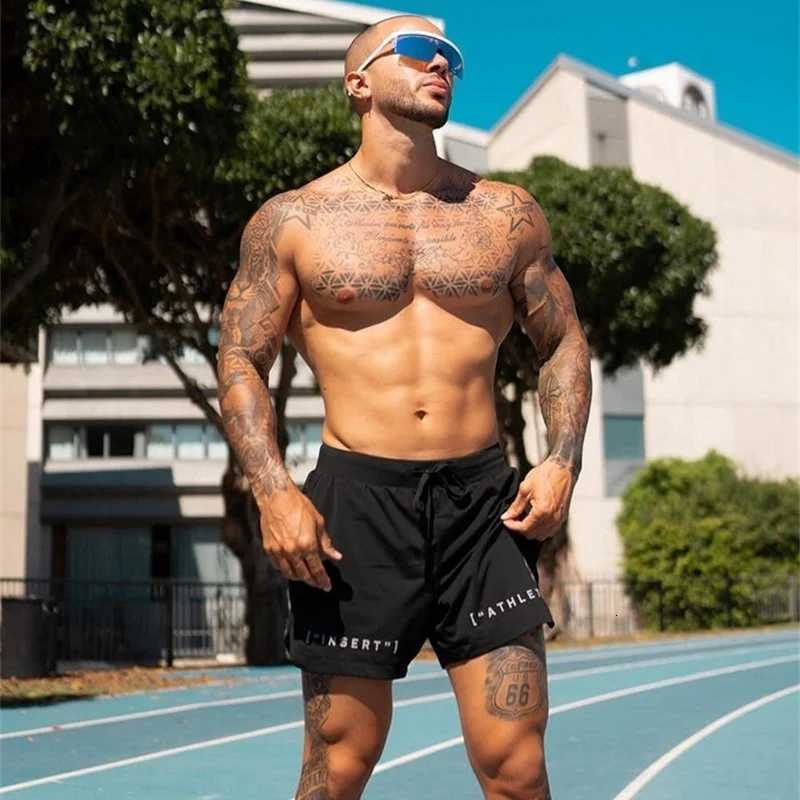 2025 Summer Jogging Sweatpants Basketball Running Shorts Men Breathable Fitness Fashion Workout Shorts Men Quick Dry Sports Pants W250724