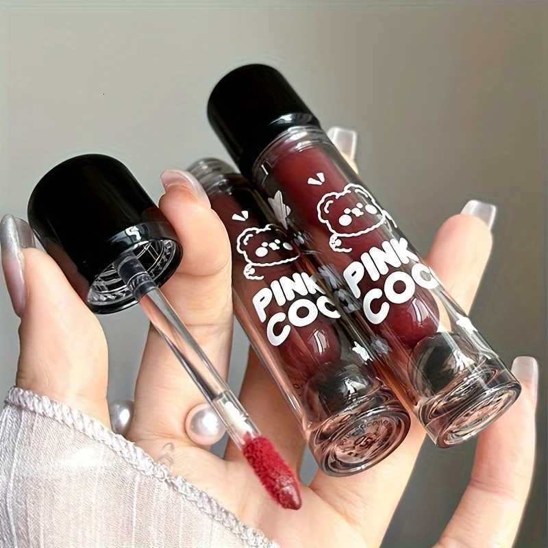 Mirror Lip Glaze - Glossy Lip glossMoisturizing Non-stick Cup Nude Lipstick High Pigmented Liquid Lipstick Lip Cosmetic MakeupXJ250724