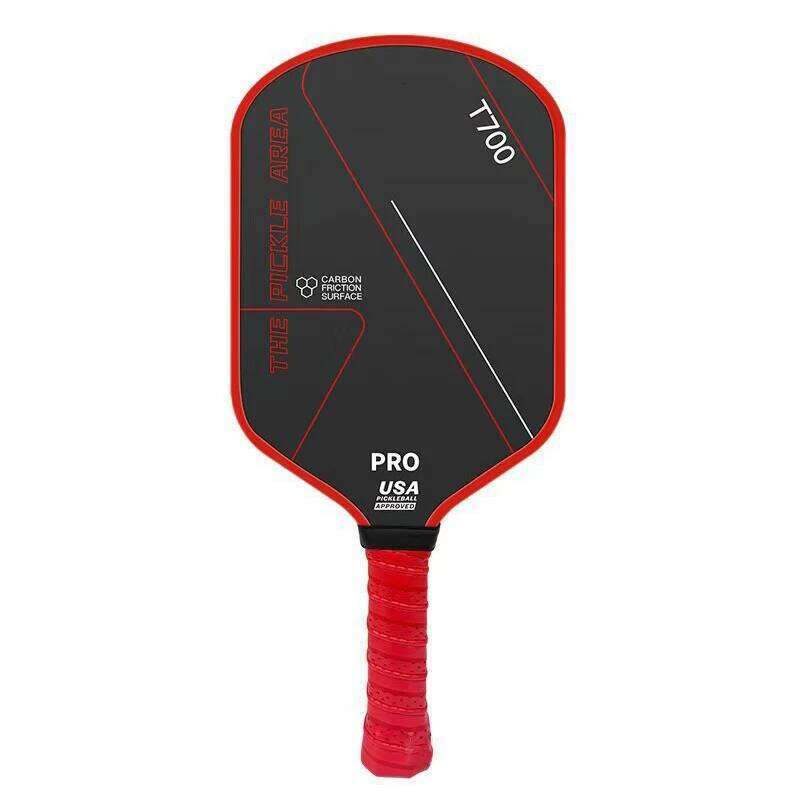 T700 Carbon Fiber Matte Pickleball Racket With Honeycomb Core