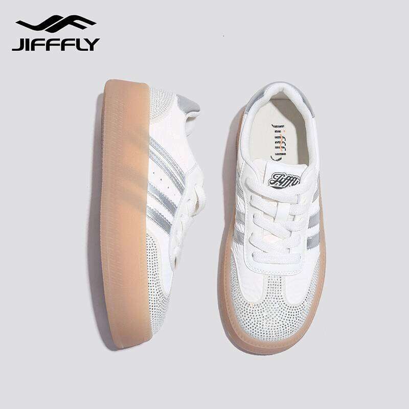 Jiffly Women's Fall/Winter 2025 Thicker Sole Elevating Shoes - Retro Fashion Sneakers