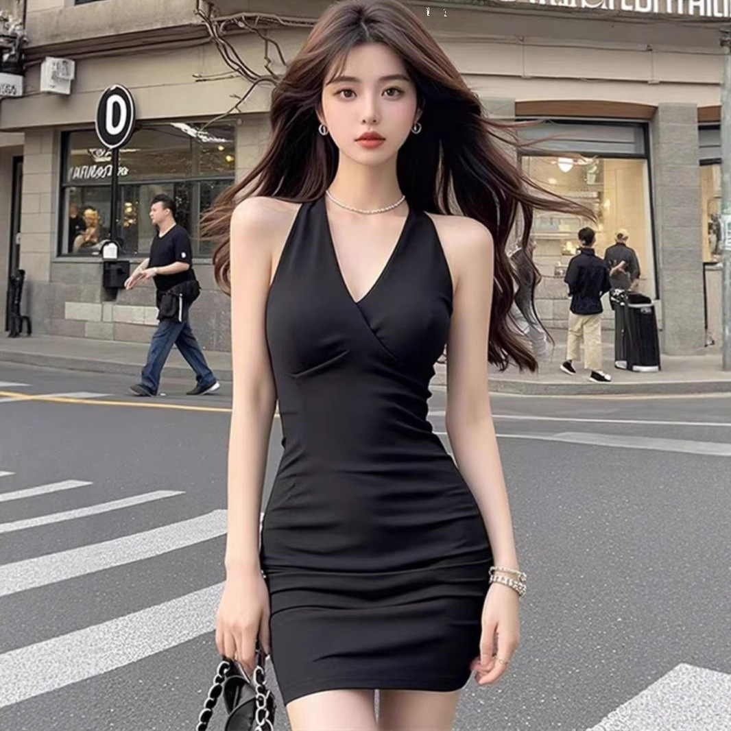 XR222 Women's Spring and Summer Daughter of the Rich Lady Western Style High Cool Light Luxury Sexy Exquisite