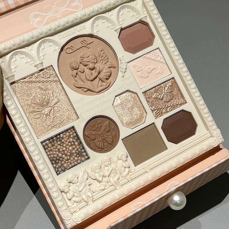 Cheerflor Angel Sculpting Eyeshadow Blush Highlighter Palette Waterproof Long Lasting Natural Makeup Look K Beauty Combo X250723 X250