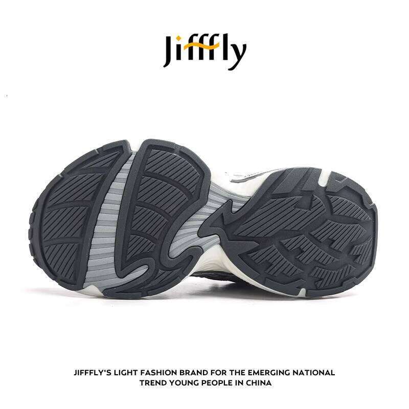 Jiffly Women's Silver Daddie Shoes - Fall/Winter 2025 Edition with Mesh Breathability