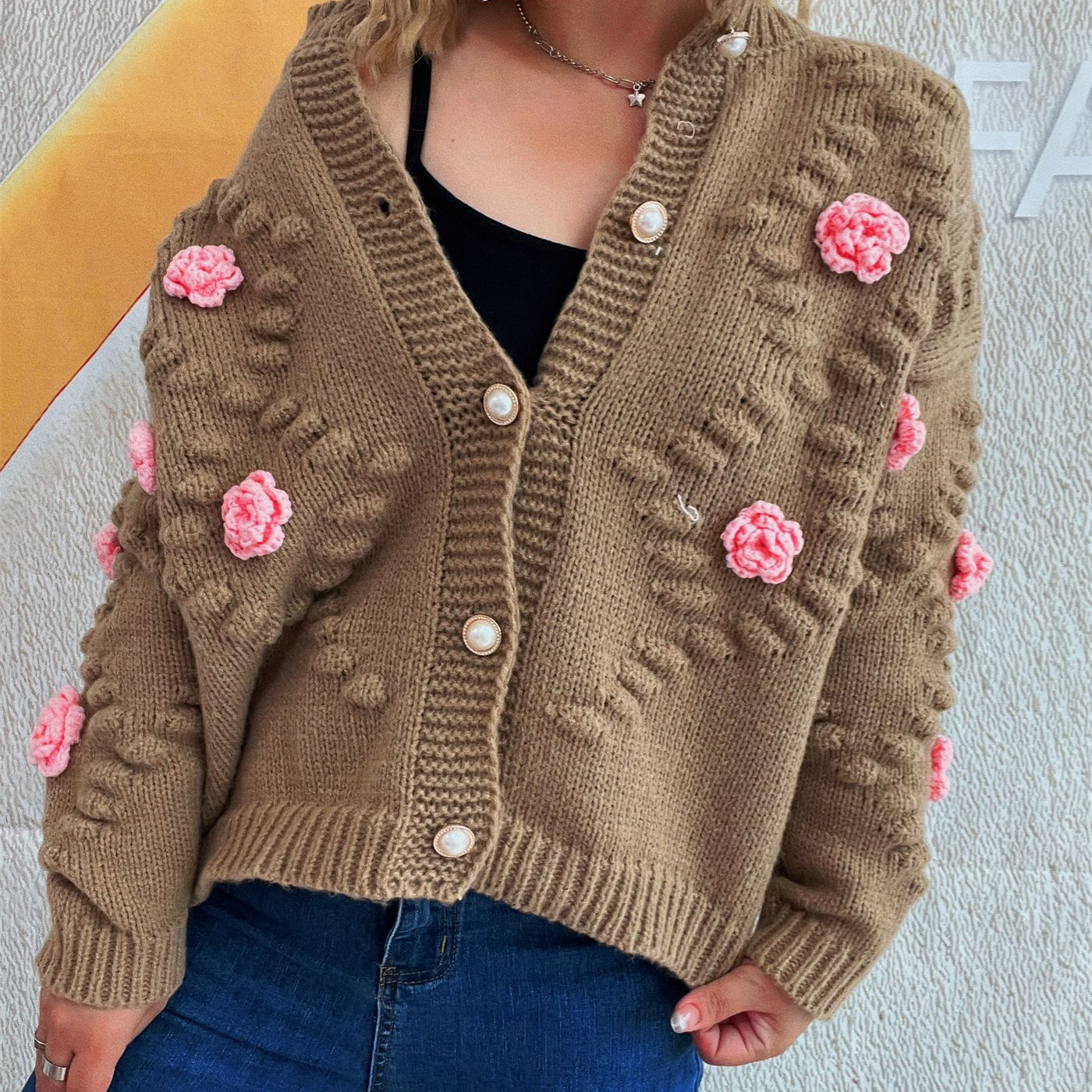 hot Free shipping designer sweater for women Casual sweater fashionable fluffy soft lazy style for outdoor wear