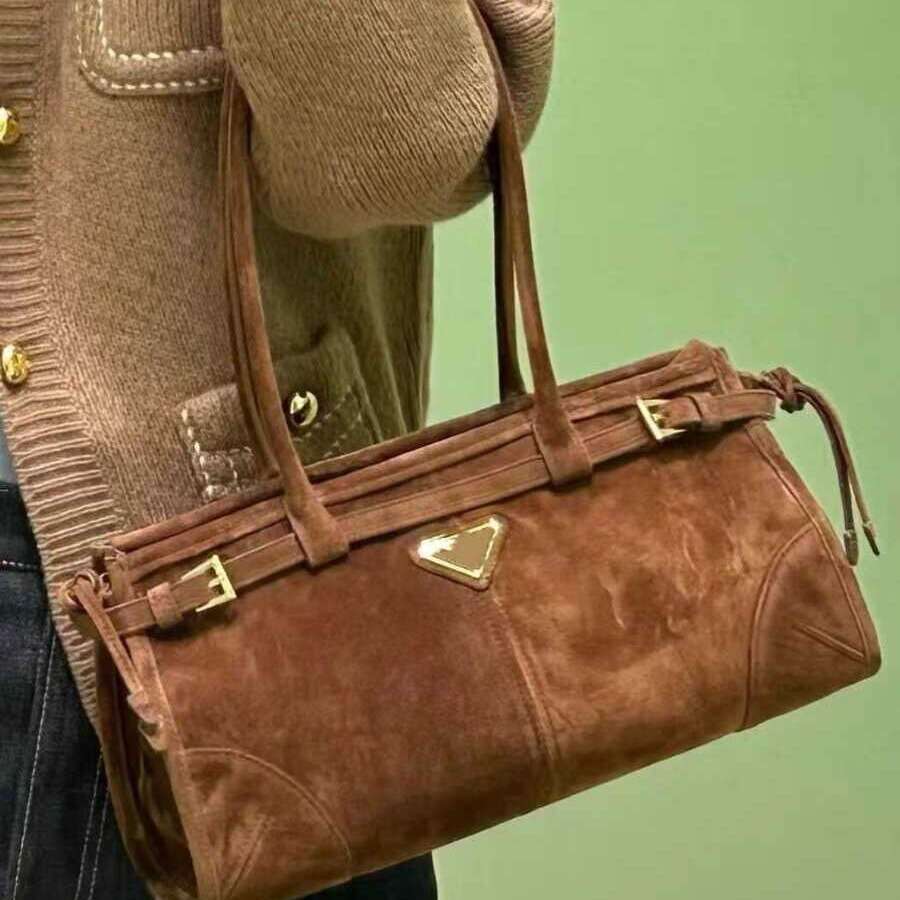 Designer Bag Tote Bag Designer Shoulder 2024 New Fashion Versatile Suede Large And Small Tote Design Shoulder Underarm Handbag Trendy