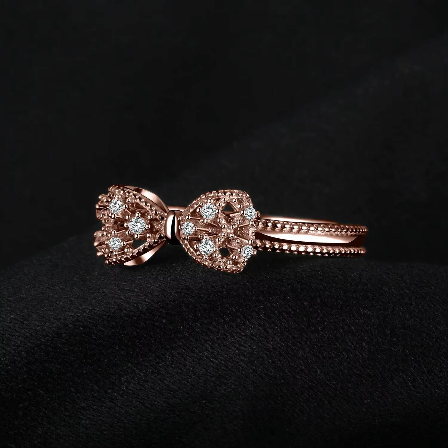 Factory Price Hot Sale 925 Sterling Silver 18K 14K 10K Solid Gold Moissanite Diamond Rings for Wedding Engagement Stacked