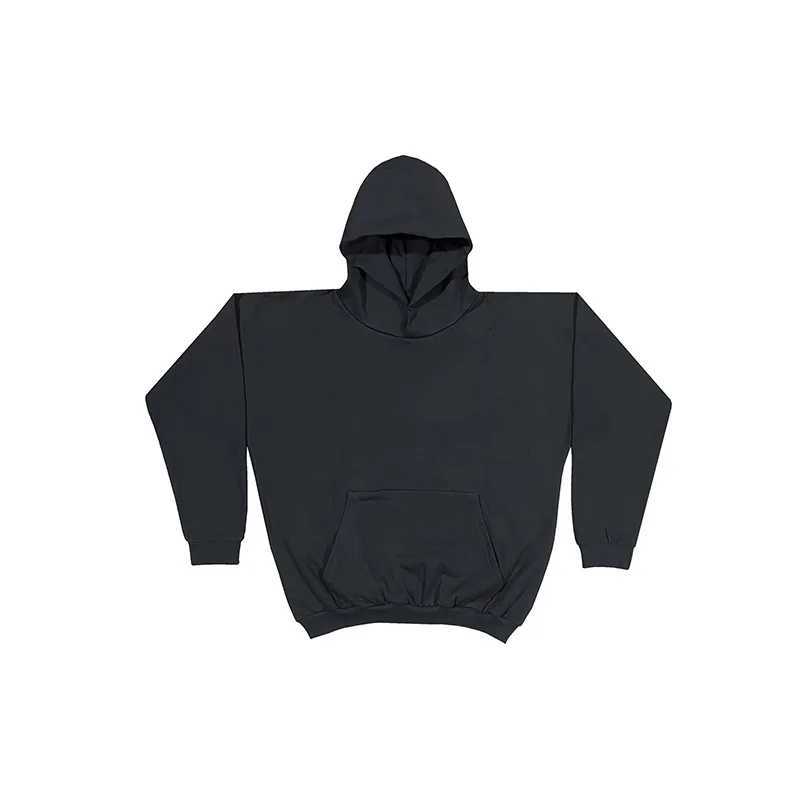 Men Women Casual Couple Charcoal Black Vultures YZY Hoodie Top Quality Cotton Oversized Integrated Cut Oversized Pullovers X2507251