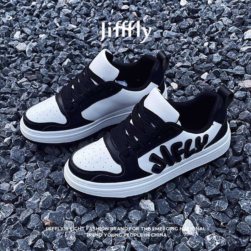 Jifffly Bread 2025 Summer New White Women Height Increasing Casual Shoes Versatile Sneakers for Men
