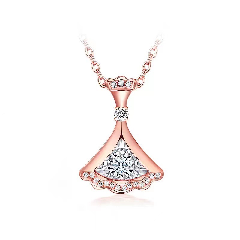2025 New Style Women's Outdoor Beach Sexy Casual Luxury Designer Fashionable Classic South African Genuine Diamond Necklace