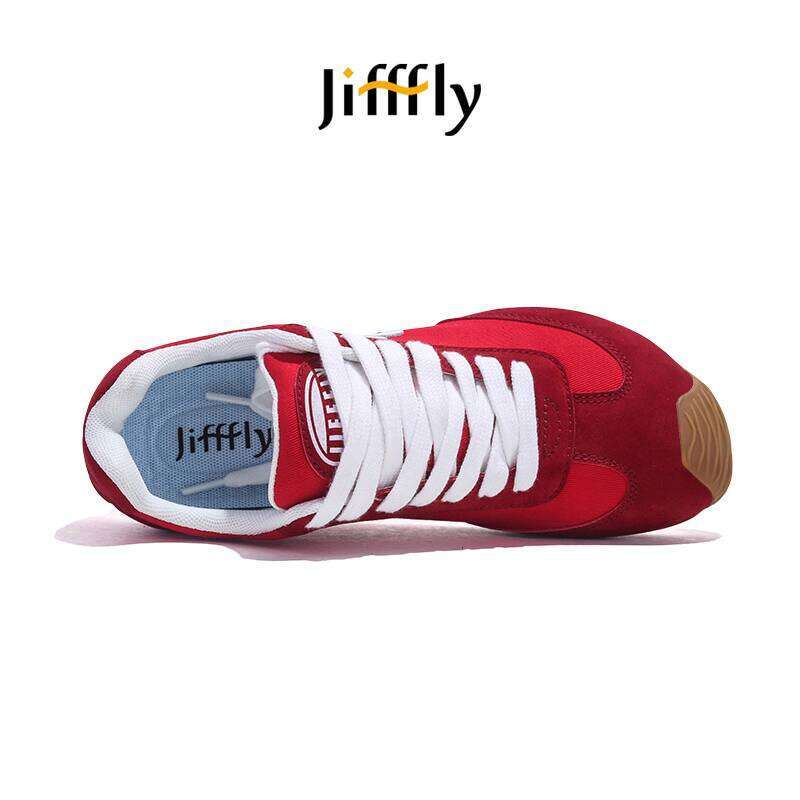Jifffly White Racing for Men 2025 Summer New German Training Versatile Casual Sports Forrest Gump Shoes