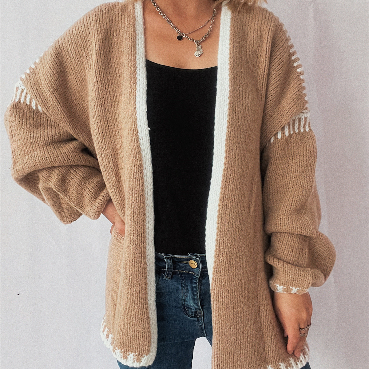 new Free shipping designer sweater for women Design inspired sweater personalized and fashionable simple and loose fitting pullover