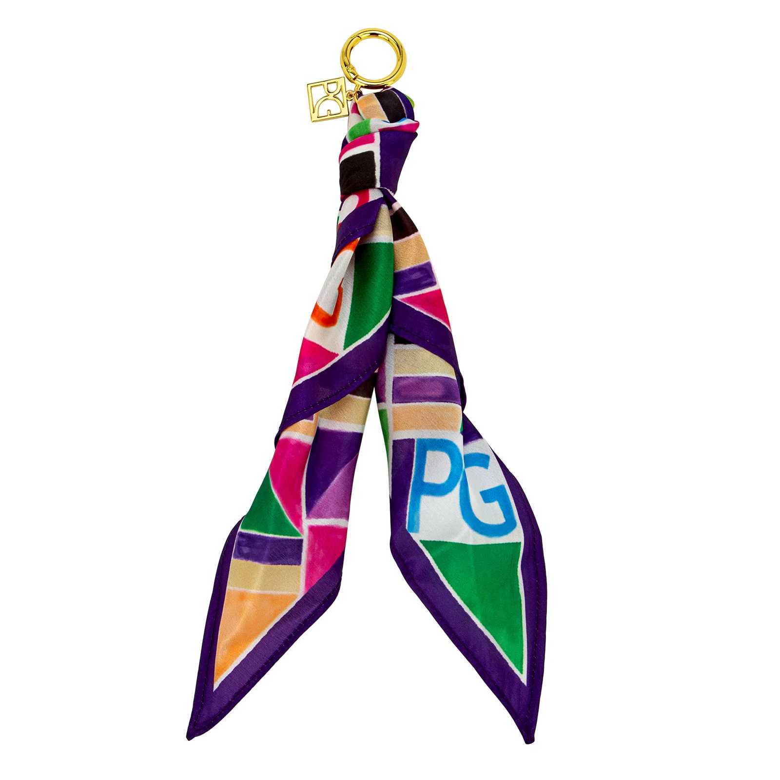 Pg Women's Silk Scarf Accessories Temperament Pendant Luggage Accessories Fashionable Street Multi-style Luggage Accessories 250715