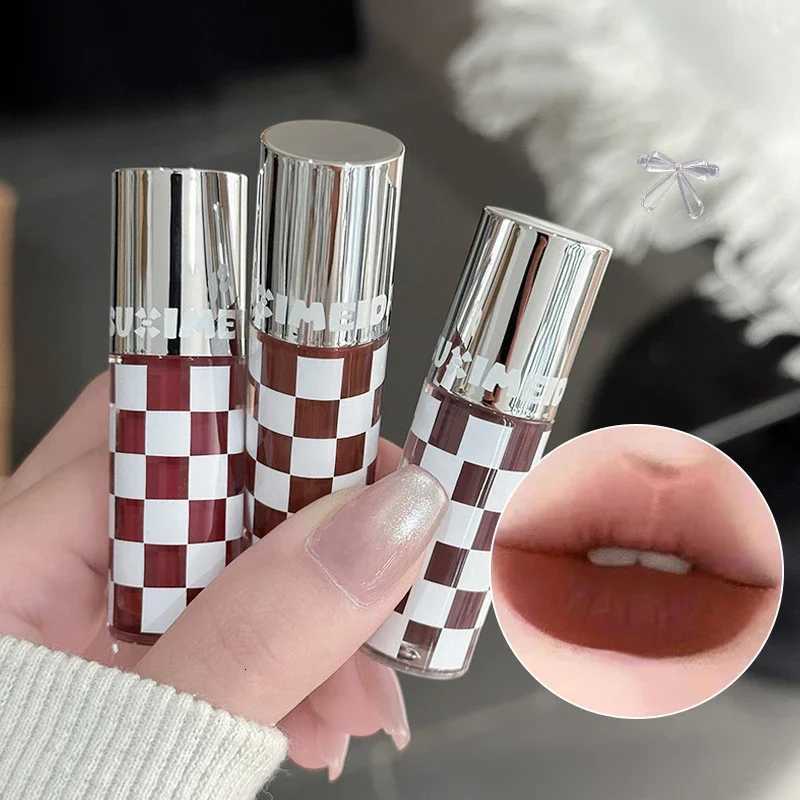 Matte Lipstick Punk Dark Red Lip Gloss Waterproof Lasting Smoky Nude Purple Matte Lipstick Natural Chocolates Lip Tint MakeupXJ250724