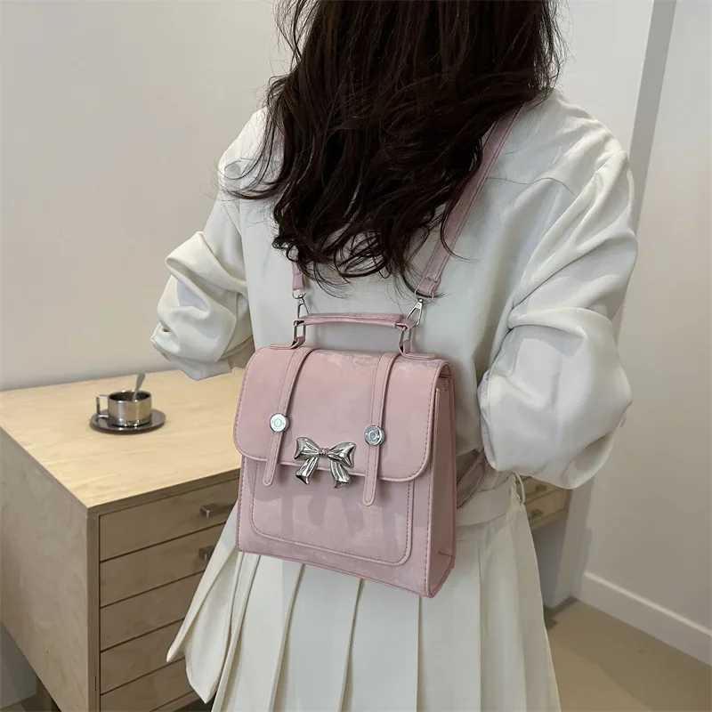 Fiable Design Wens Backpack Unique Small Square Handbag Casual Korean Style Single Shoulder Bag Y250724