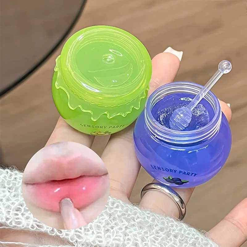 Green Grapes Clear Lip Gloss Maintenance Moisturizing Lip Balm Exfoliating Scrub Nourishing Lips Care Peach Water Gloss Lip TintXJ250724