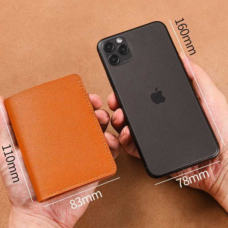 New Mens Wallet With Button Small Purse For Student Soft PVC Drivers License ID Card Bag Women Holder Male Z250725