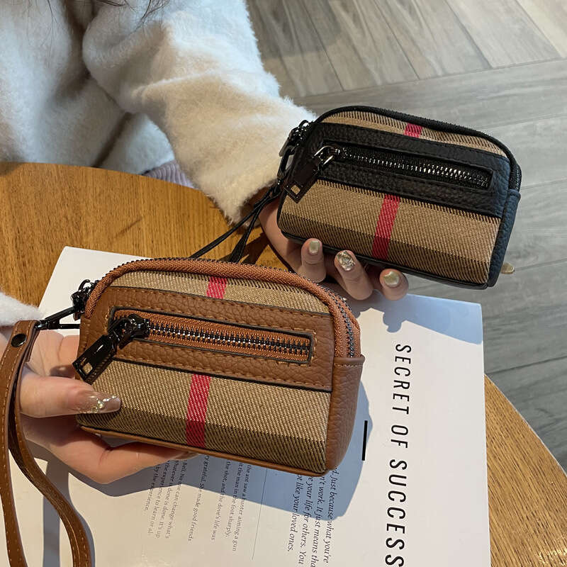Women's Small Wallet New Large Capacity Exquisite High-end Mini Compact Storage Bag Zipper Coin Purse
