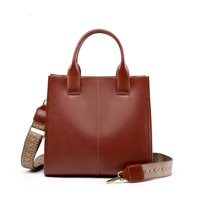 Tote for Women 2025 New Designer Luxury Spring Summer Crossbody Large Capacity Bucket Shoulder Handbag Genuine Leather Women's Bag
