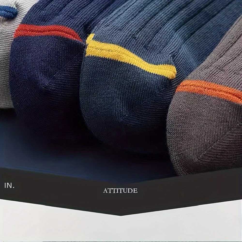 5/10/15/20 Pairs Men Socks Breathable Cotton Sports Stockings Comfortable Men Socks Sweat Absorption Business Socks Letter Print X250725