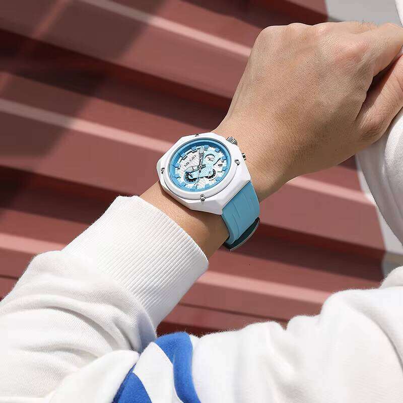 MEGIR Unisex Fashion Watch - Waterproof, Luminous, Silicone Strap, 45mm - 2025 Summer Collection