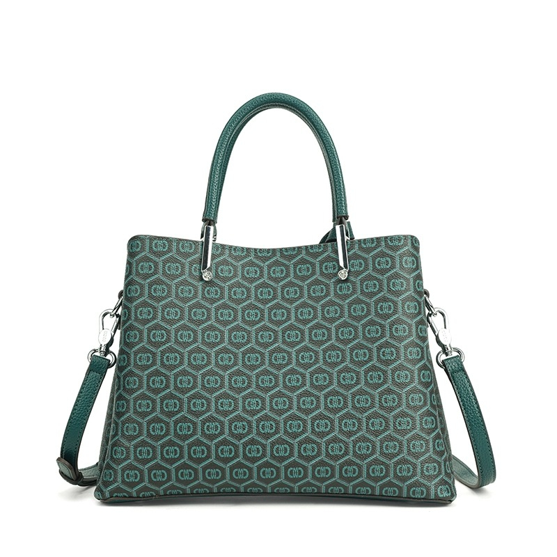 COCIO designer bag New peacock green handbag fashionable light luxury versatile crossbody bag vintage handbag