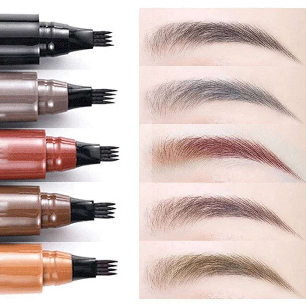Eyebrows Pen Eyebrow Tattoo Waterproof Liquid Black Eye Brow Makeup Pencil Microblading X250723 X250723 X250723