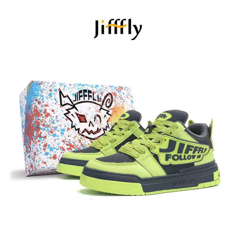 Jifffly Men's Sneakers 2025 Summer New Versatile Thick-Soled Trendy Brand Couple Style Casual Sports ShoesJFY-881