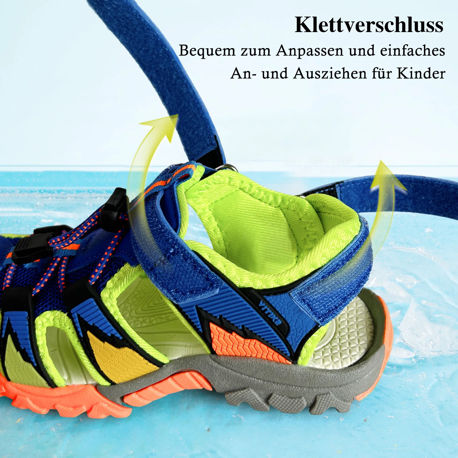 Boys Girls Sports Sandals Summer Kids Closed Toe Outdoor Athletic Water Shoes Child Pool Beach Sandals 250725