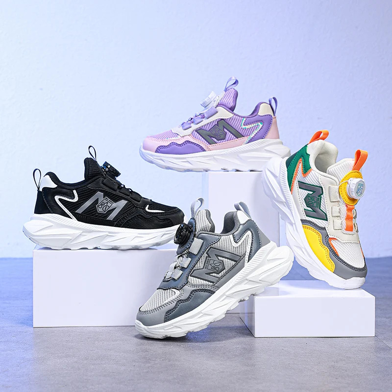 Autumn Childrens Boys Sneakers Cute Print y Girls Sports Shoes Outdoor Nonslip Running Basketball School Kids Casual Shoes 250725