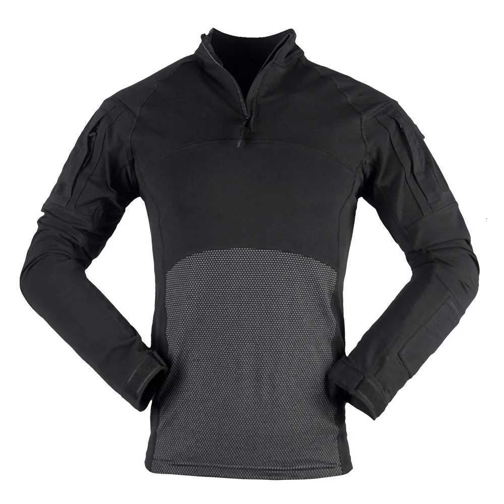 Airsoft Paintball Shirts CP Camo Cotton Tactical Shirt Men Army Military Combat T-Shirt Hunting Clothing Wear-resisting Y250724