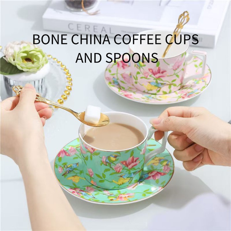 Bone-Inspired Coffee Cup Spoon Set for a Unique Brewing Experience