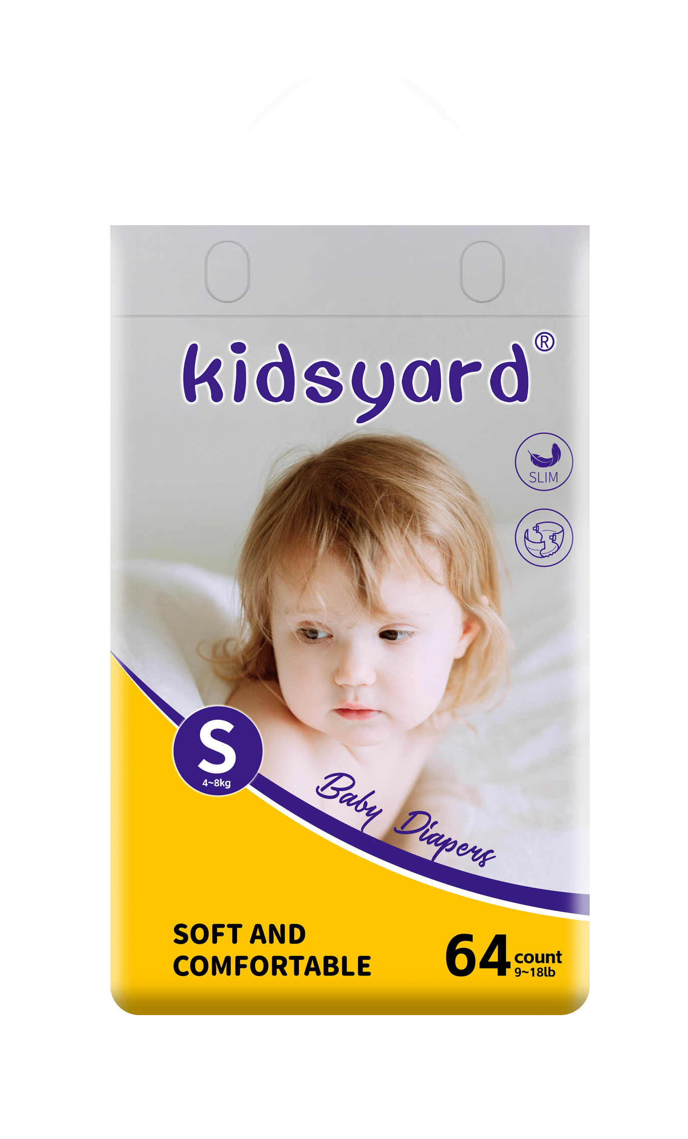 Kidsyard New Arrival Disposable Diapers Large Packaging High Cost Performance Suitable for Family Storage