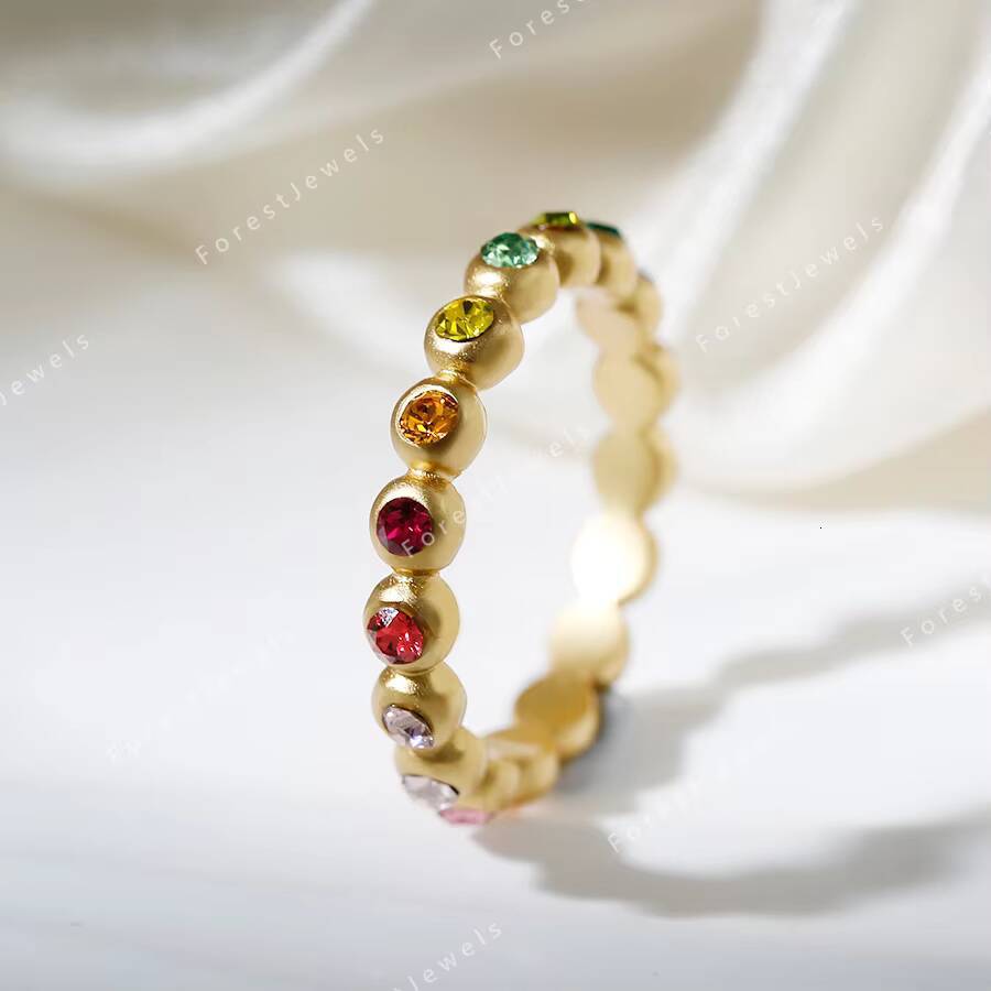 Moissanite Wedding Anniversary Diamond Ring Fashion Rings for Women Gold Ring for Women