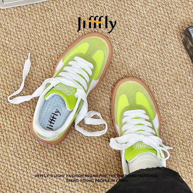 Jifffly Red Dexun Women 2025 New Summer Thick-Soled Height-Increasing Sneakers for Men Couple Shoes