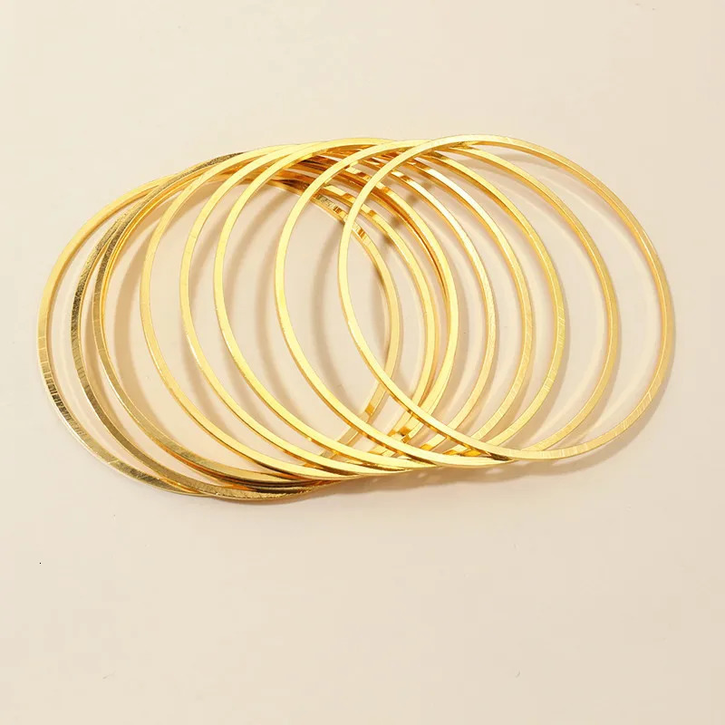 10pcs 60mm 80mm Brass Closed Ring Earring Wires Big Hoops Pendant Connectors Rings For DIY Jewelry Making Supplies Accessories 250723