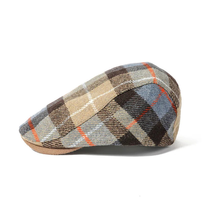 Mens sboy Hat Plaid Flat Ivy Gatsby Gol Cap Fashion Colorful Striped Plaid Driving Cap fot Men and Women 250723