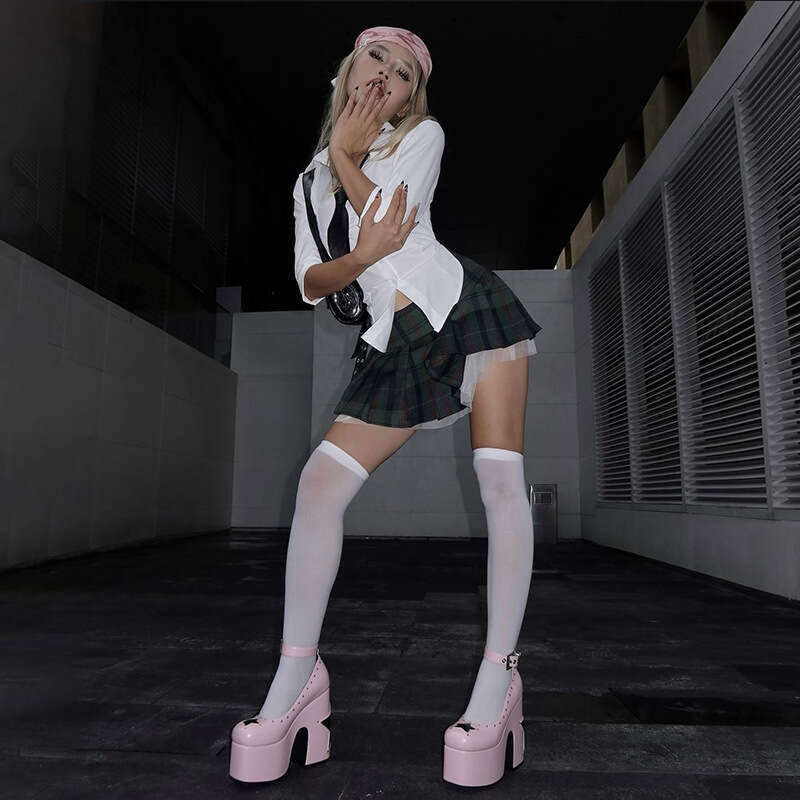 2024 Autumn New Solid Color Sexy Long Sleeve Turn-Down Collar Shirt High Waist Skirt Set b84