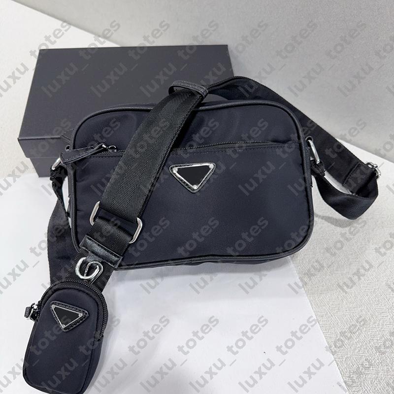 Designer Nylon Bumbag Camera Waist Bags Women Mens Crossbody Bags Message Bag Black Fannypack Chest Camera Bag Purse Wallet Fashion Shoulder Bag